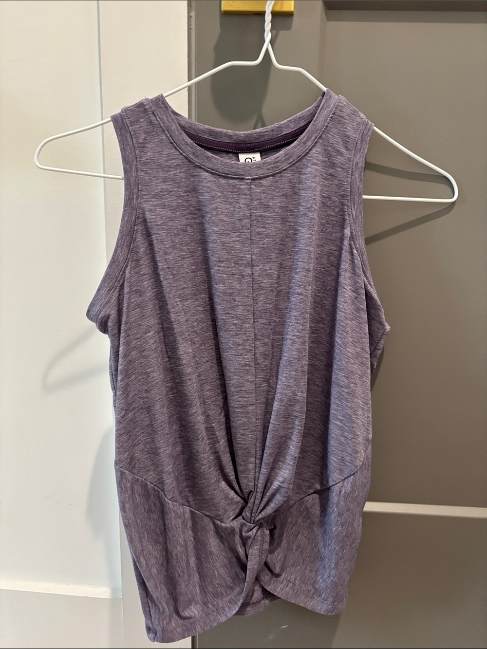 Athleta Girl Sleeveless Twist-Front Tank Top - Purple